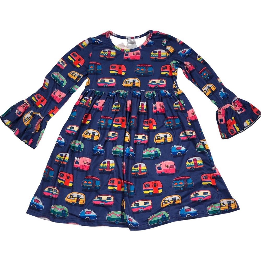 RV Camper Blue Boutique Shirt size 12-14